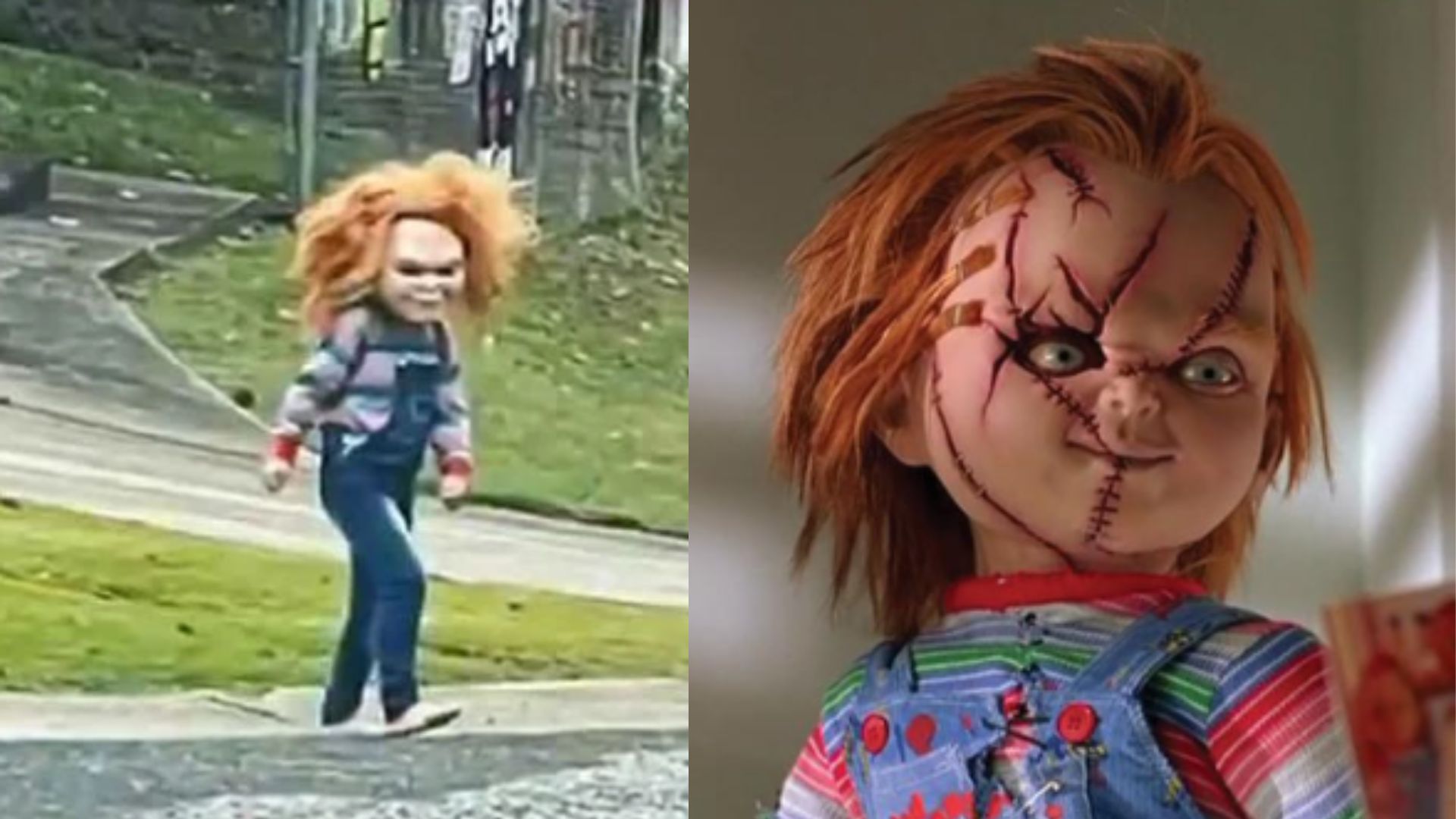 'Casi me da un infarto' con disfraz de Chucky, niño asusta a sus vecinos